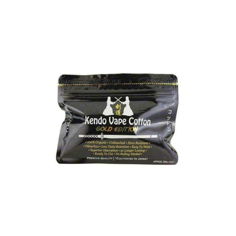 KENDO VAPE COTTON GOLD ED Consommables 6,49 € KENDO VAPE COTTON GOLD ED Consommables 6,49 €