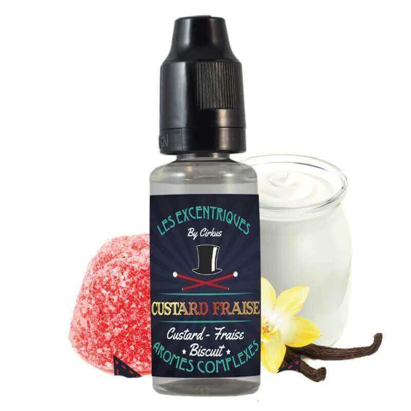 ARÔME CUSTARD FRAISE - LES EXCENTRIQUES ARÔME CUSTARD FRAISE - LES EXCENTRIQUES