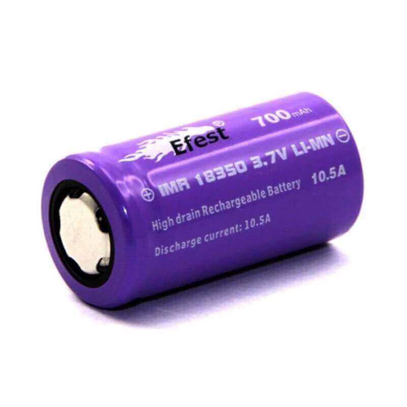 ACCU EFEST PURPLE 18350 Flat Top