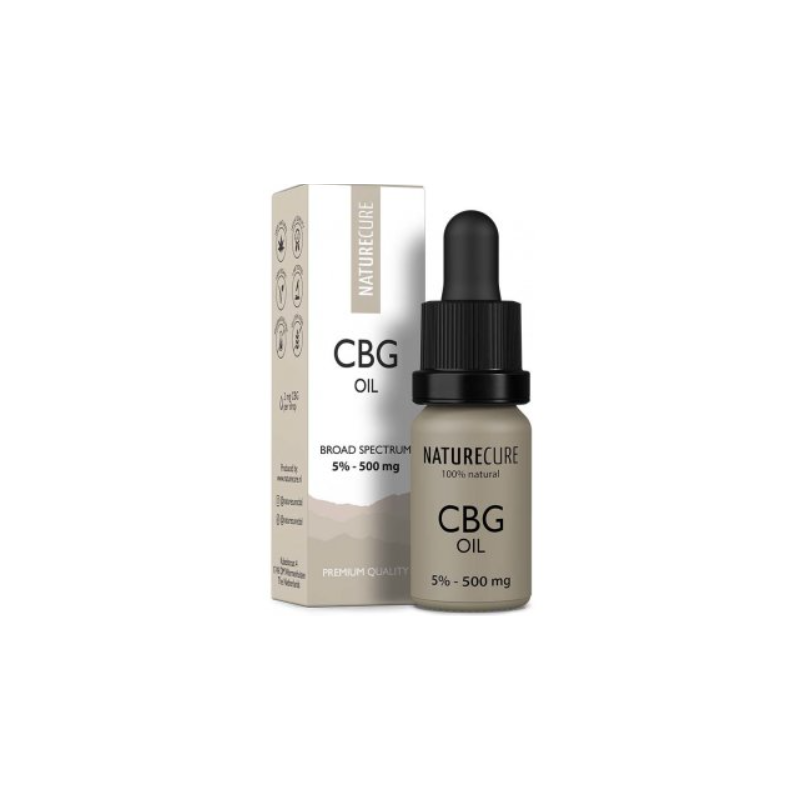 Huile CBG Nature Cure, 5 %, 500 mg, 10 ml