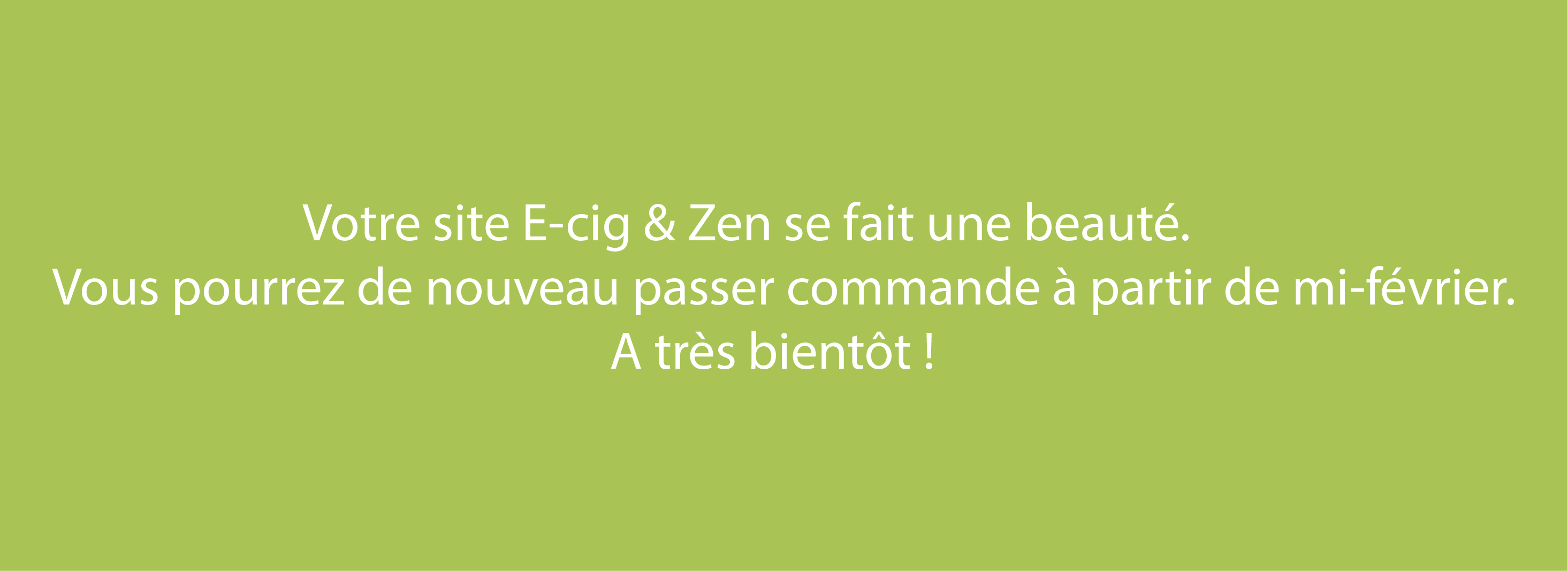 eCig Zen bientôt disponible