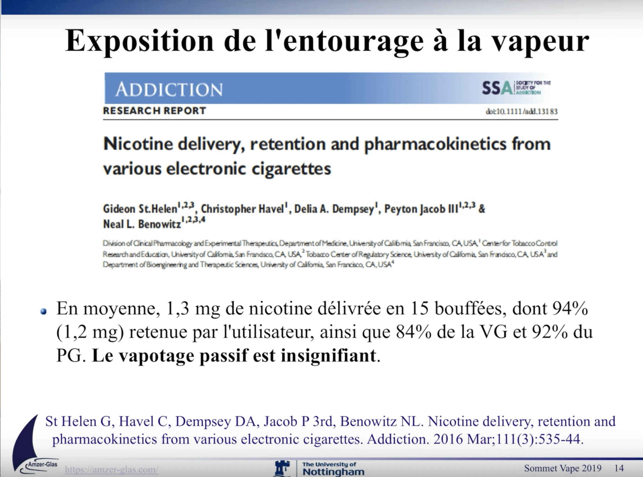 La nicotine : effet, poison ou remède ?