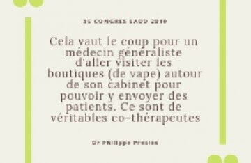 Les professionnels des boutiques de cigarette électronique : "co-thérapeutes" des addictologues